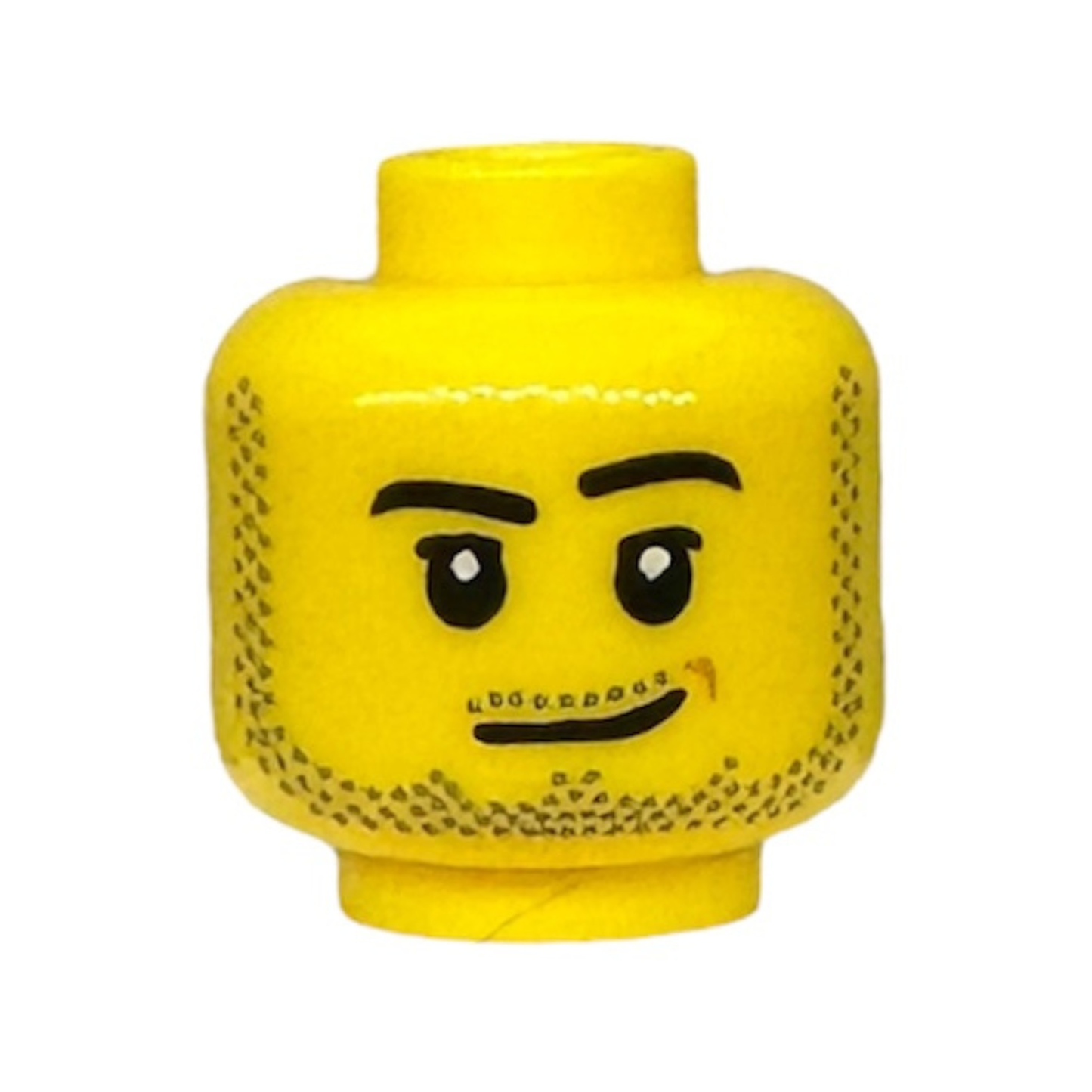 Gray Stubble Beard, Moustache, and Sideburns