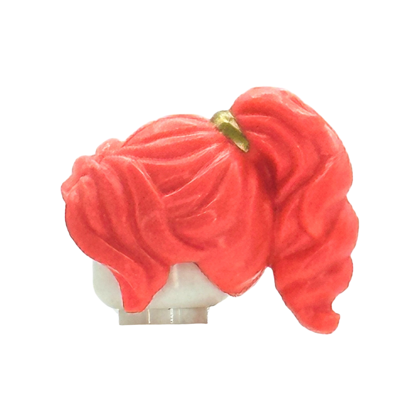 Long Wavy with Ponytail and Gold Band