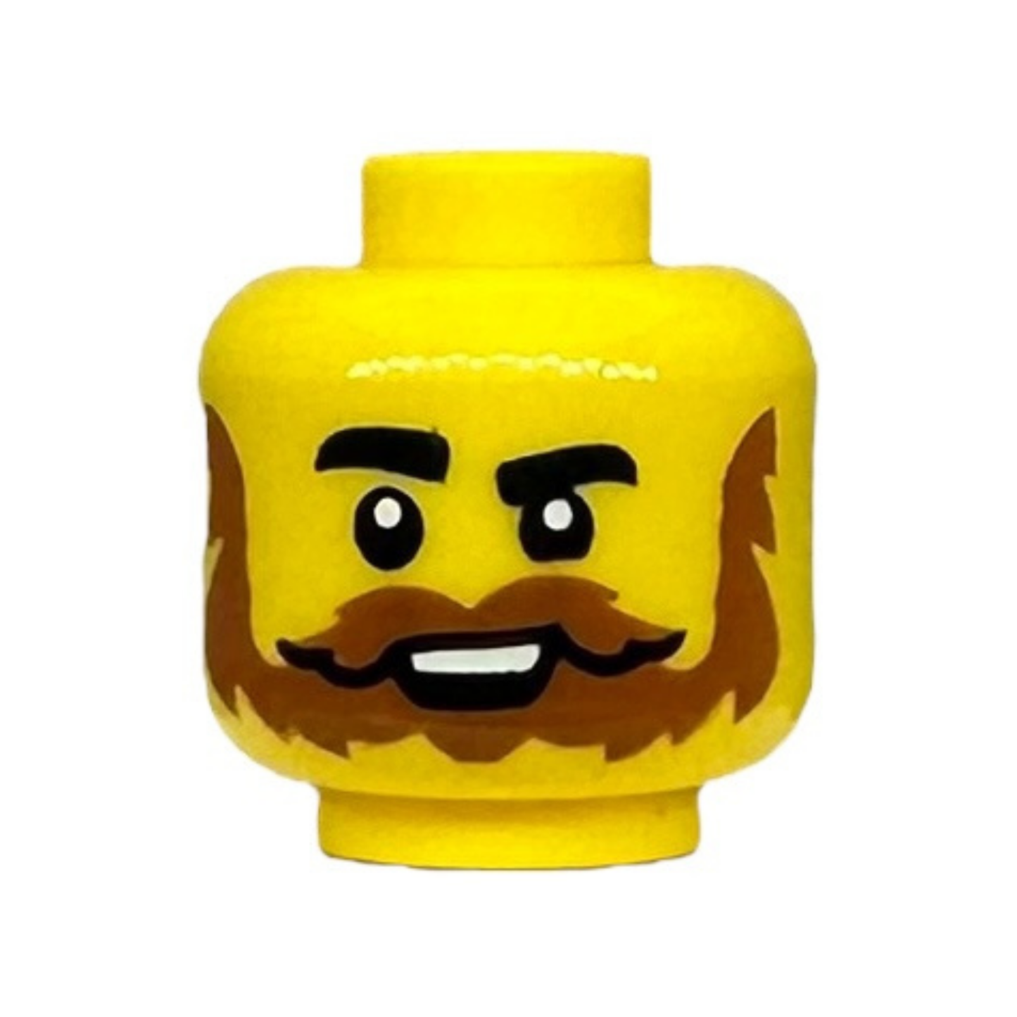 Beard and Moustache, Open Mouth with Top Teeth Pattern