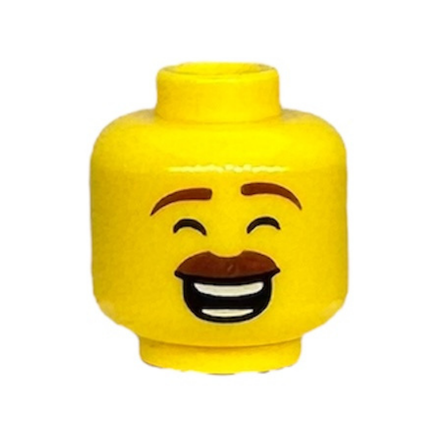 Moustache, Lopsided Grin / Closed Eyes, Open Mouth Smile with Teeth