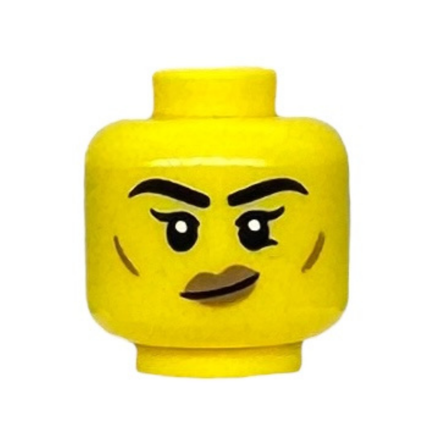 Lopsided Grin / Open Mouth Smile with Top Teeth and Gold Tooth