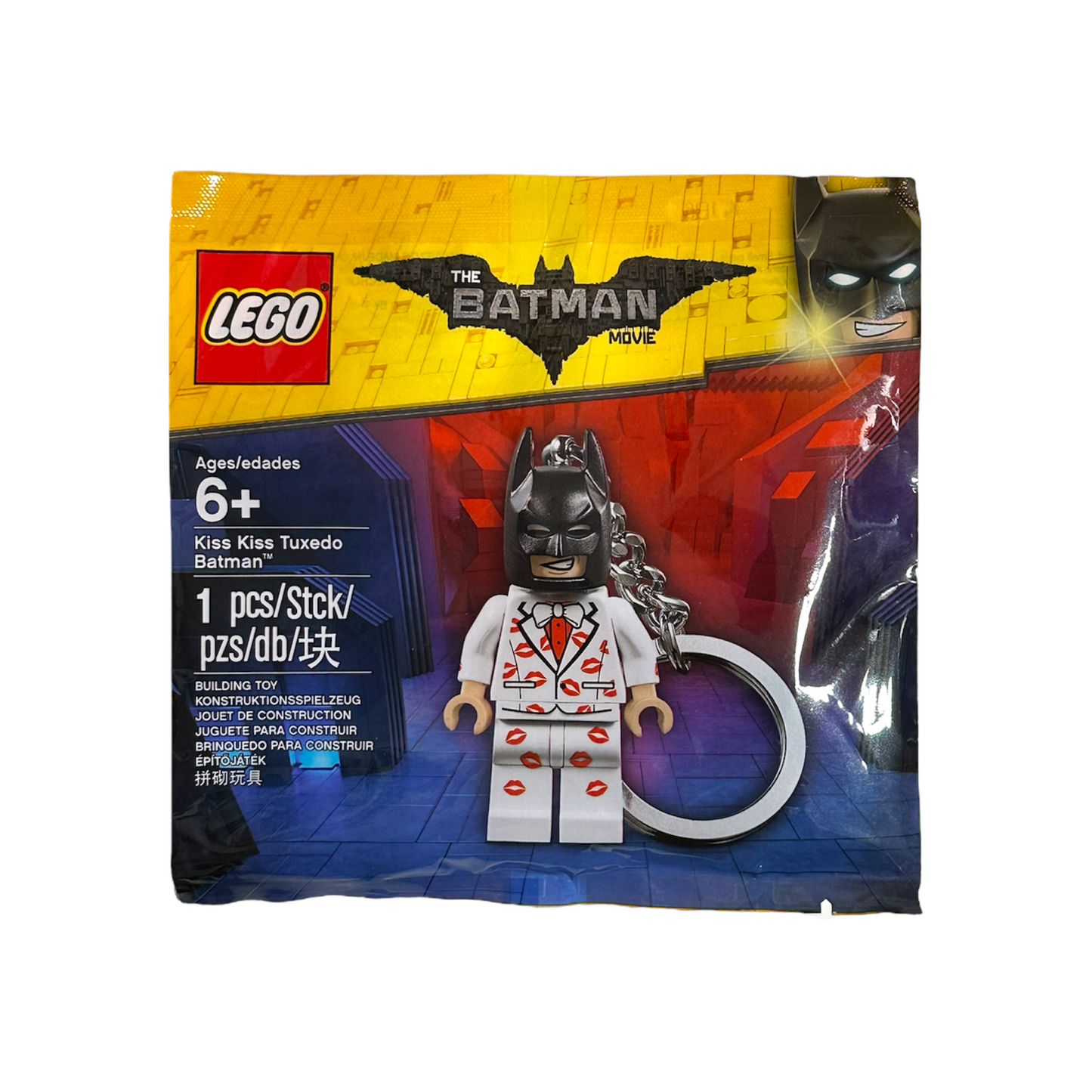 Kiss Kiss Tuxedo Batman Keychain