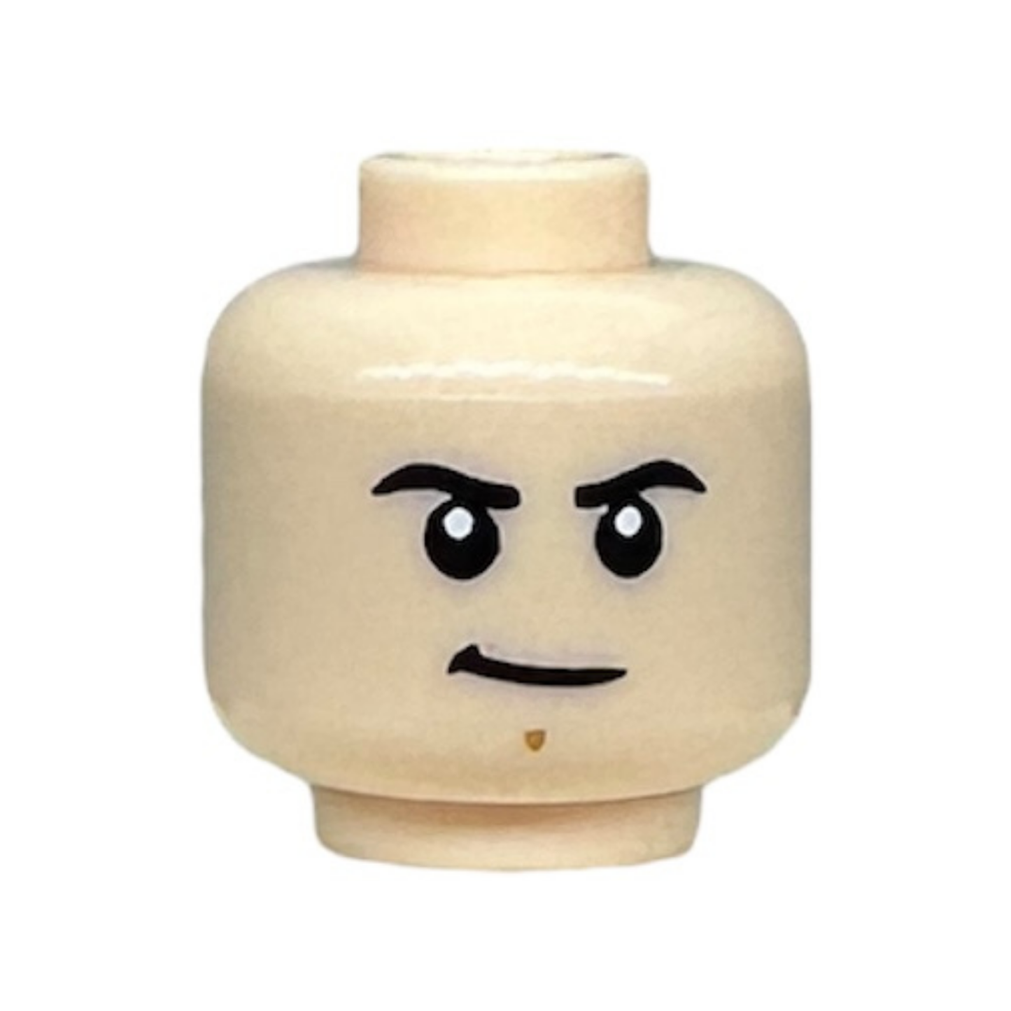 Chin Dimple, Firm / Smile with Teeth and Raised Left Eyebrow