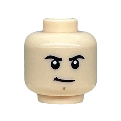 Chin Dimple, Firm / Smile with Teeth and Raised Left Eyebrow