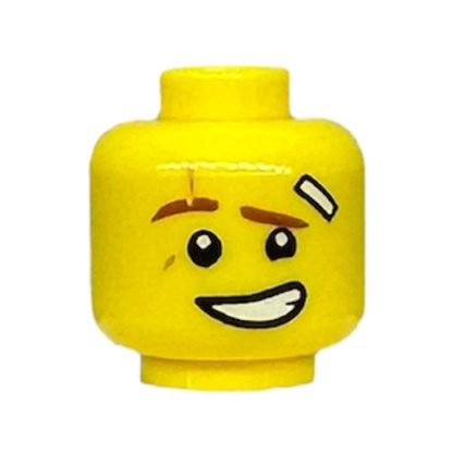 Scar, Bandage, Lopsided Grin with Teeth / Determined Pattern (Kai)