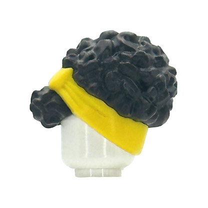 Coiled with Yellow Head Wrap