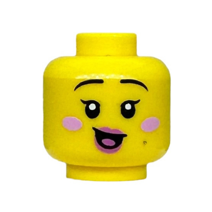 Open Mouth Smile with Tongue / Lopsided Grin with Eyes Closed