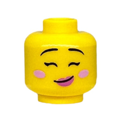 Open Mouth Smile with Tongue / Lopsided Grin with Eyes Closed