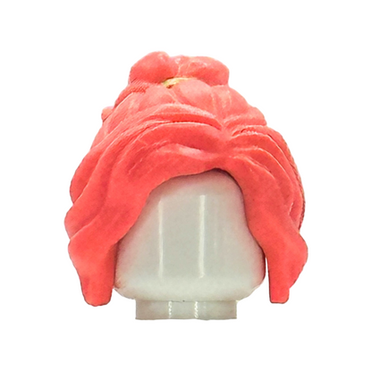 Long Wavy with Ponytail and Gold Band